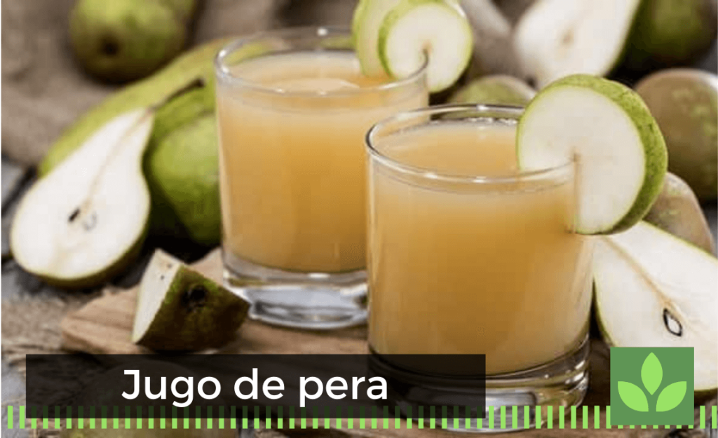 Jugo de pera