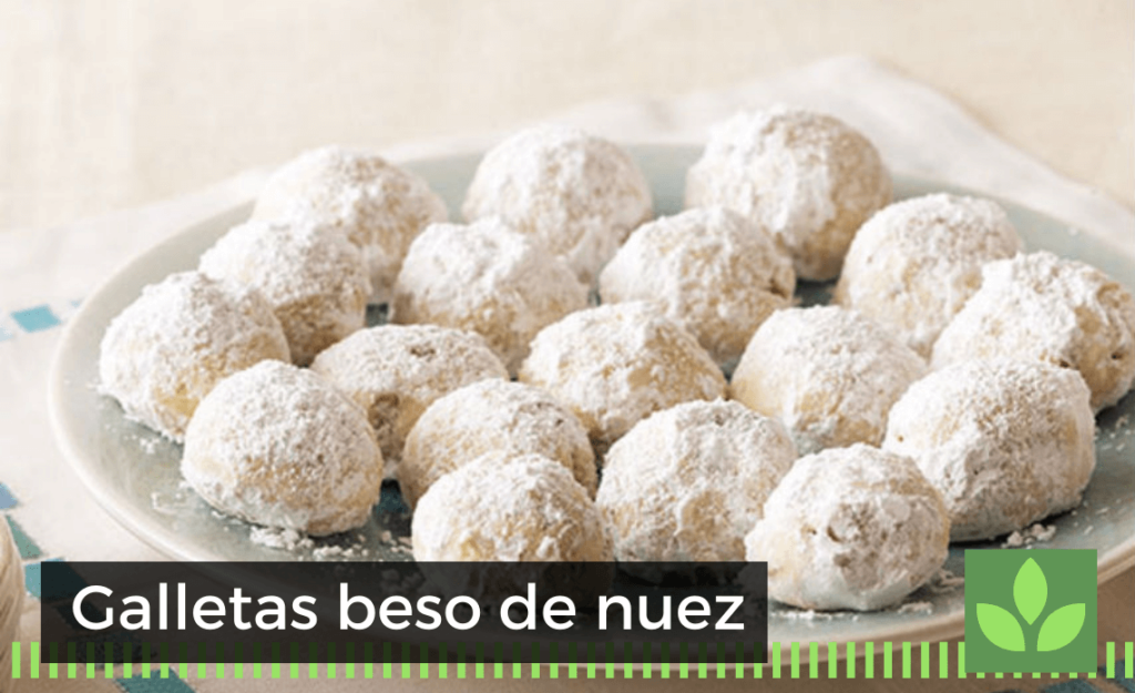 Galletas beso de nuez
