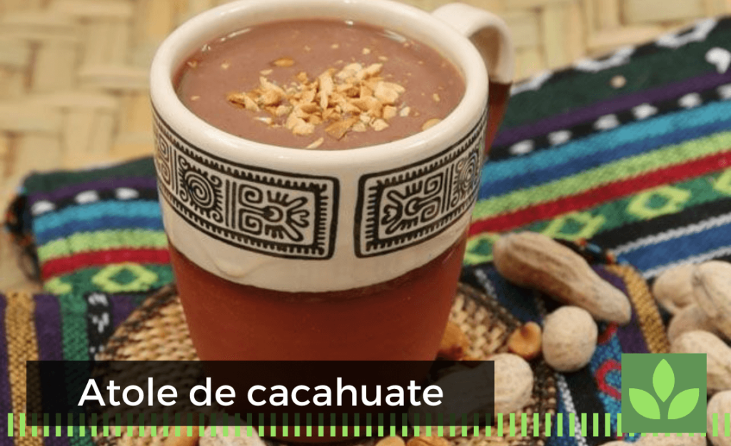 Atole de cacahuate