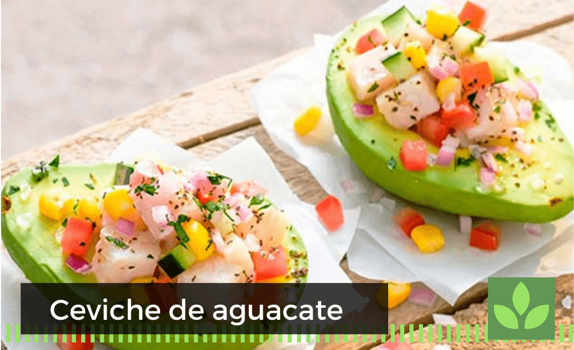 Ceviche de aguacate