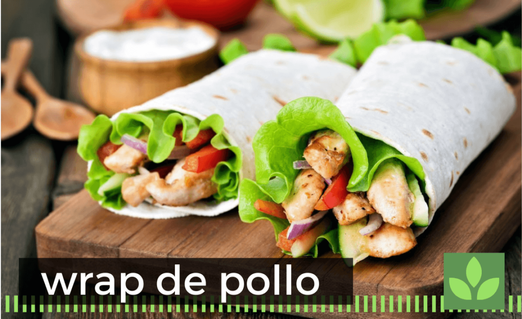 wrap de pollo
