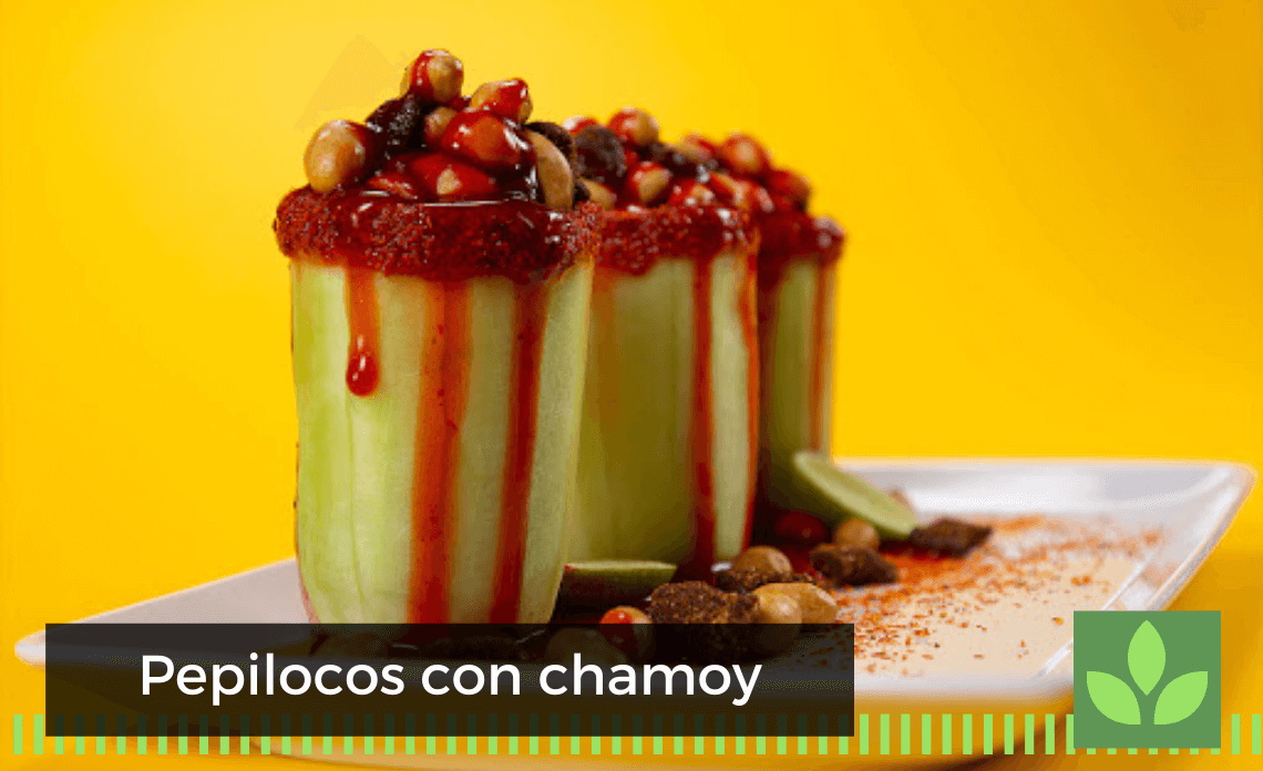 Pepilocos con chamoy