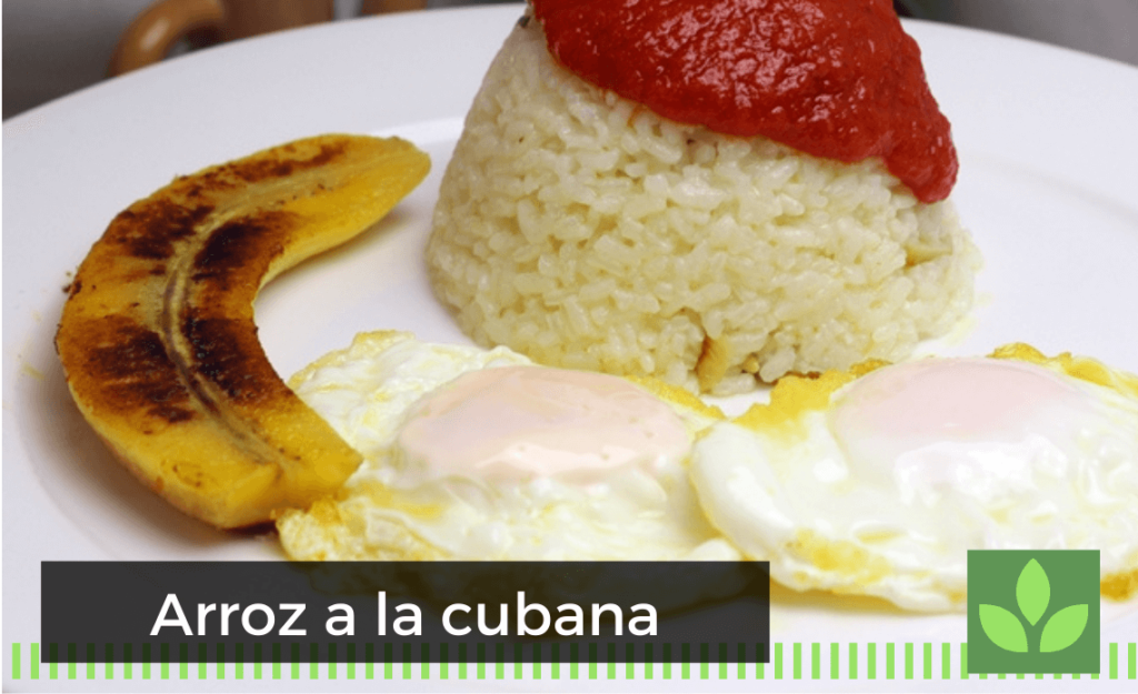 Arroz a la cubana