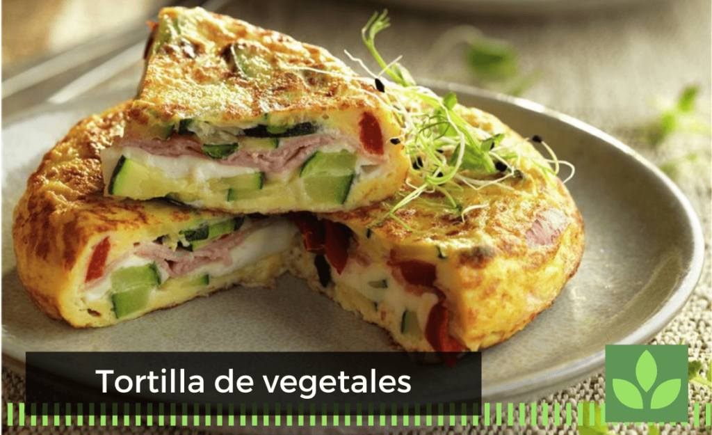 Tortilla de vegetales