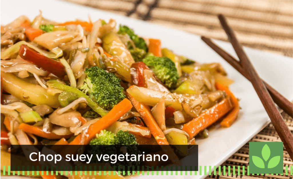 Chop suey vegetariano