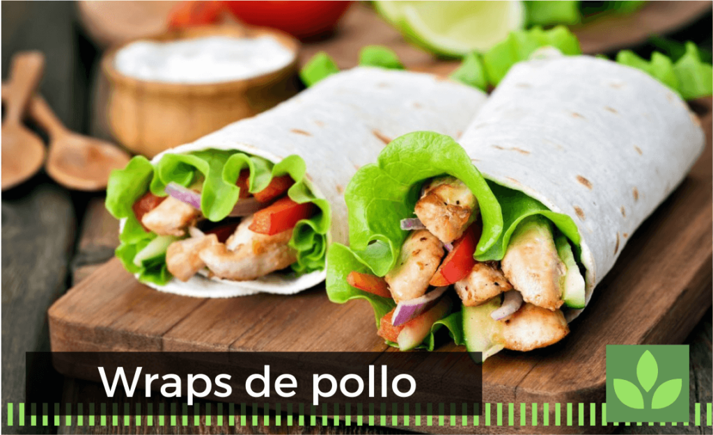 Wraps de pollo