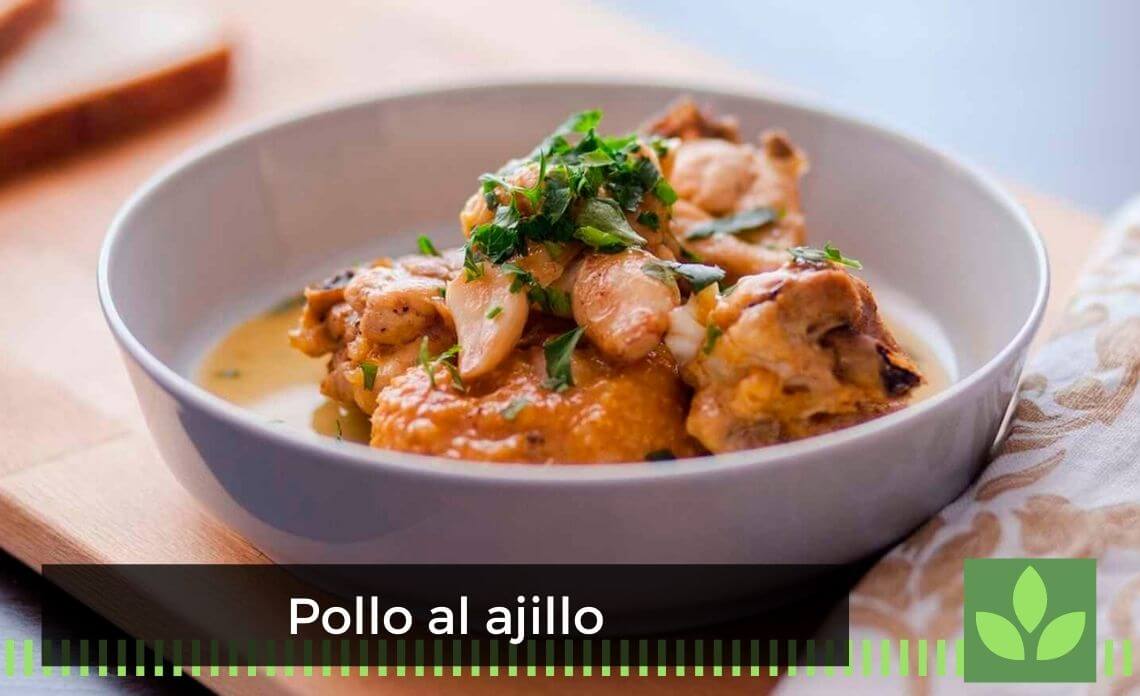 Pollo al ajillo